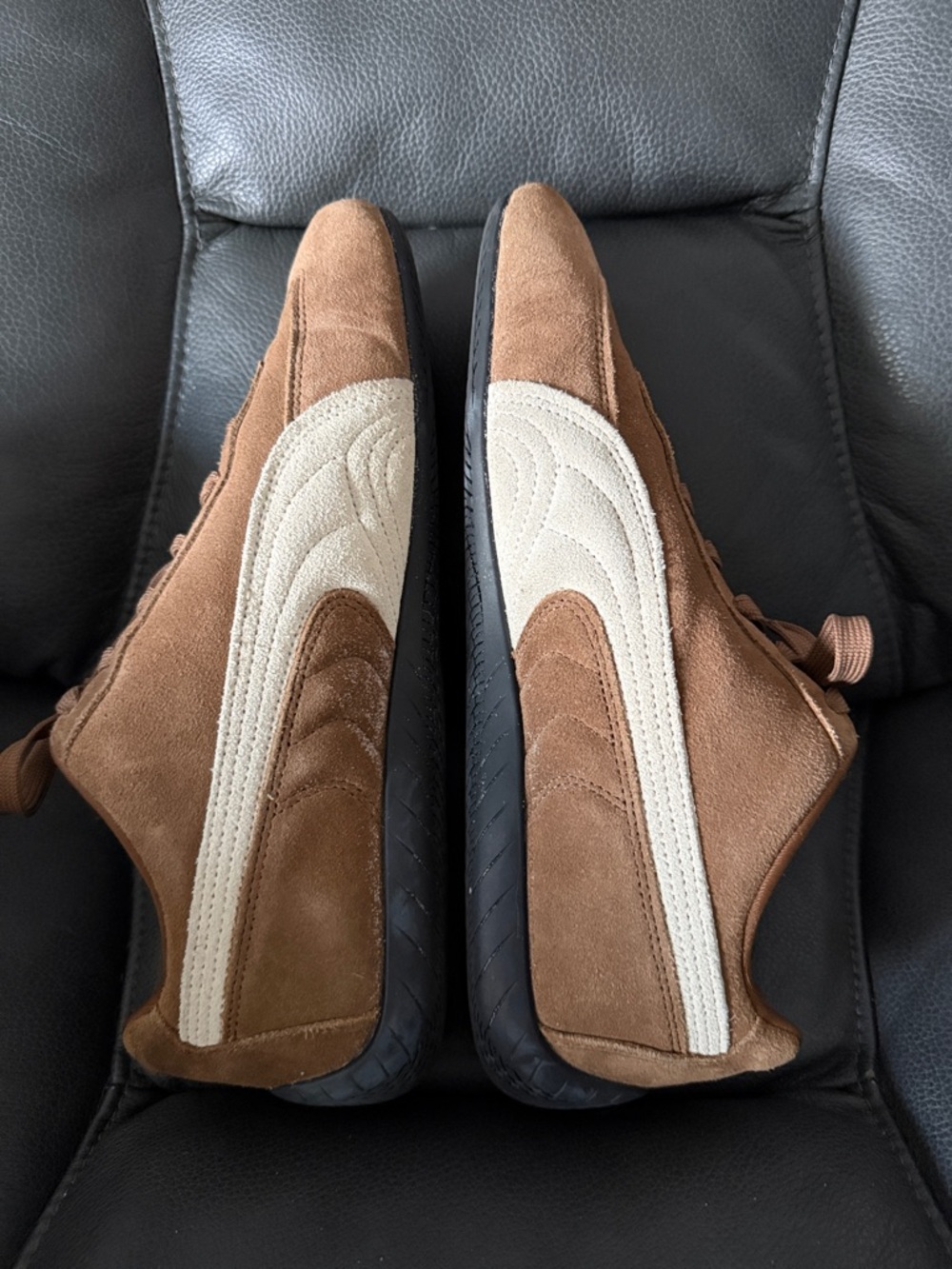 PUMA Speedcat OG - Mocha Brown / Sail - Size 10 (Narrow Fit) - Picture 4 of 5